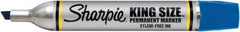 Sharpie - Blue Permanent Marker - Chisel Tip, AP Nontoxic Ink - Best Tool & Supply