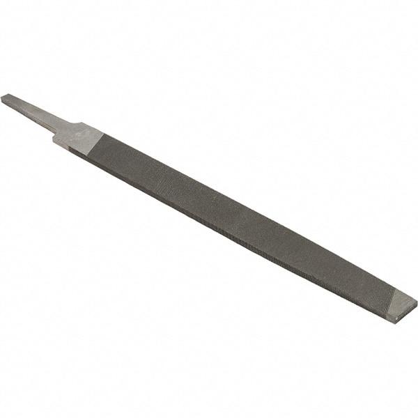 Value Collection - 8" Long, Smooth Cut, Mill American-Pattern File - Single Cut, 9/64" Overall Thickness - Best Tool & Supply