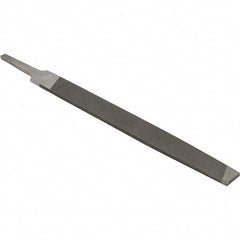 Value Collection - 8" Long, Smooth Cut, Mill American-Pattern File - Single Cut, 9/64" Overall Thickness - Best Tool & Supply