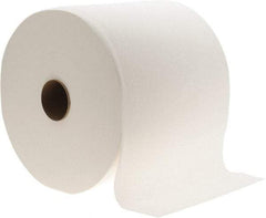 Made in USA - General Purpose Wipes - Jumbo Roll, 12-1/2" x 13" Sheet Size, White - Best Tool & Supply