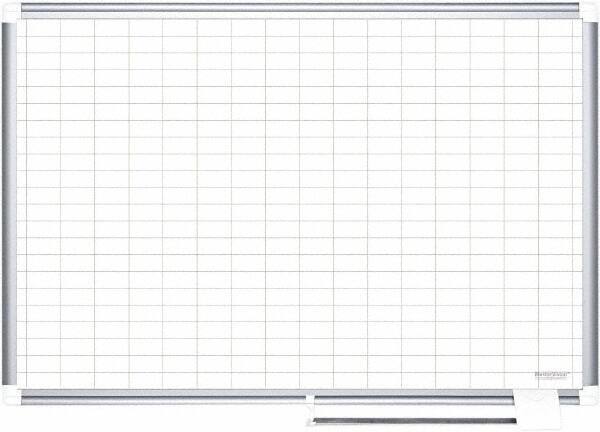 MasterVision - 36" High x 48" Wide Magnetic Dry Erase Calendar - Steel - Best Tool & Supply