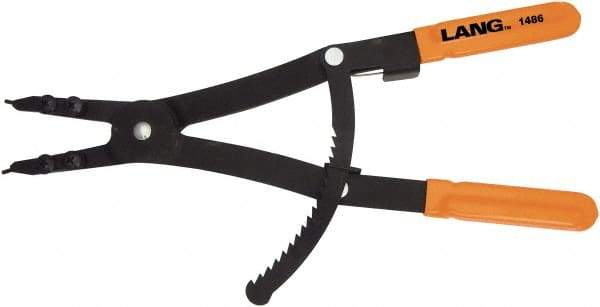 Lang - 3-1/2 to 6-1/2" Ring, External Retaining Ring Pliers - 3-1/2" Min Ring Size x 6-1/2" Max Ring Size - Best Tool & Supply