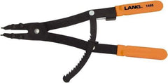 Lang - 3-1/16 to 6-1/4" Ring, Internal Retaining Ring Pliers - 3-1/16" Min Ring Size x 6-1/4" Max Ring Size - Best Tool & Supply