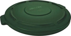 Rubbermaid - Round Lid for Use with 44 Gal Trash Cans - Green, Plastic, For 2641 & 2643 Brute Trash Cans - Best Tool & Supply