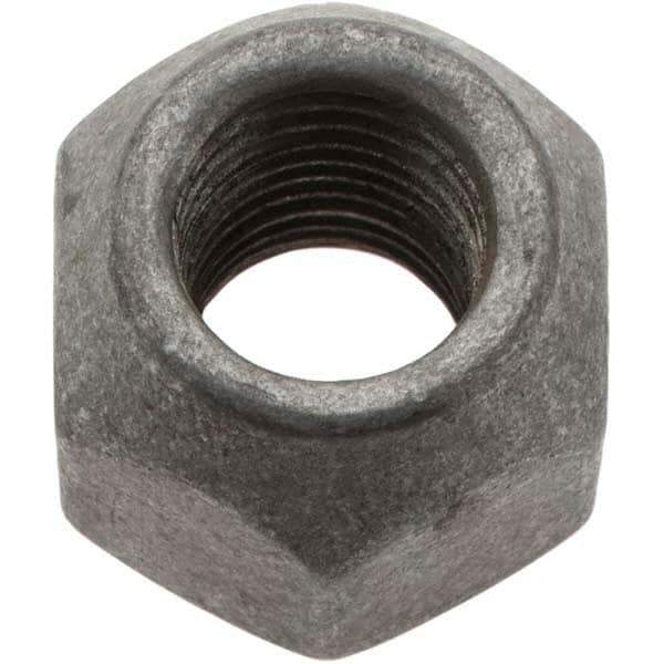 Value Collection - M12-1.5 Zinc Finish Open Wheel Nut - 21mm Hex, 18mm Overall Length, 60° Seat Angle - Best Tool & Supply