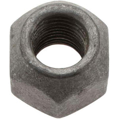 Value Collection - M12-1.5 Zinc Finish Open Wheel Nut - 21mm Hex, 18mm Overall Length, 60° Seat Angle - Best Tool & Supply