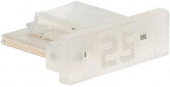 Littelfuse - 25 Amp, Automotive Fuse - 0.429" Long, Clear, Littlefuse LMIN025 - Best Tool & Supply