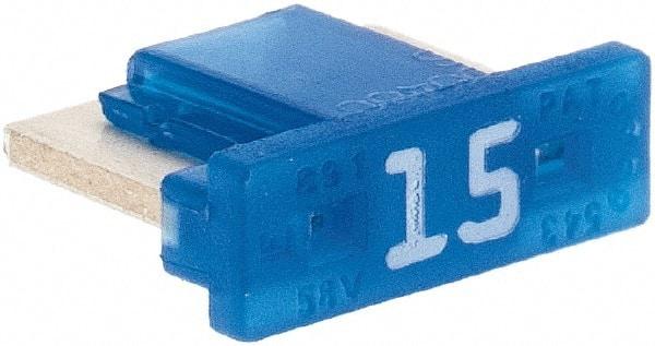 Littelfuse - 15 Amp, Automotive Fuse - 0.429" Long, Blue, Littlefuse LMIN015 - Best Tool & Supply