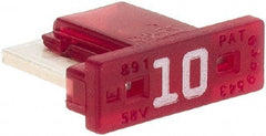 Littelfuse - 10 Amp, Automotive Fuse - 0.429" Long, Red, Littlefuse LMIN010 - Best Tool & Supply