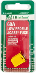 Littelfuse - 60 Amp, 58 VDC, Automotive Fuse - Yellow, Littlefuse LJCA060 - Best Tool & Supply