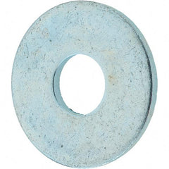 Value Collection - M8 Screw, Steel Fender Flat Washer - 8.4mm ID x 24mm OD, 2mm Thick, Zinc-Plated Finish - Best Tool & Supply