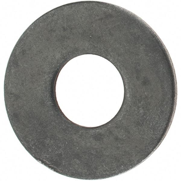 Value Collection - 7/16" Screw, Grade 8 Steel USS Flat Washer - 1/2" ID x 1-1/4" OD, Plain Finish - Best Tool & Supply