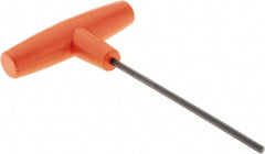 Value Collection - 1/8" Hex, T-Handle Cushion Grip, Hex Key - 6" OAL, Alloy Steel, Inch System of Measurement - Best Tool & Supply