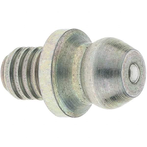 Value Collection - Straight Head Angle, 3/16 Thread Drive-In Grease Fitting - Best Tool & Supply