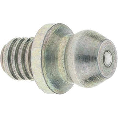 Value Collection - Straight Head Angle, 3/16 Thread Drive-In Grease Fitting - Best Tool & Supply