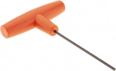 Value Collection - 3/32" Hex, T-Handle Cushion Grip, Hex Key - 3" OAL, Alloy Steel - Best Tool & Supply