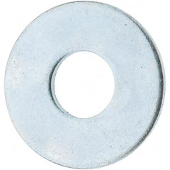 Value Collection - 5/8" Screw, Grade 8 Steel USS Flat Washer - 11/16" ID x 1-3/4" OD, 9/64" Thick, Zinc-Plated Finish - Best Tool & Supply