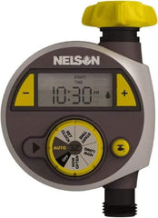 Nelson - Electronic Lawn Sprinkler Timer - 2 Watering Modes, 1 Outlet, 3/4-18 National Hose Thread - Best Tool & Supply