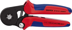 Knipex - 7-1/8" OAL Crimping Pliers - Plastic PVC Handle - Best Tool & Supply