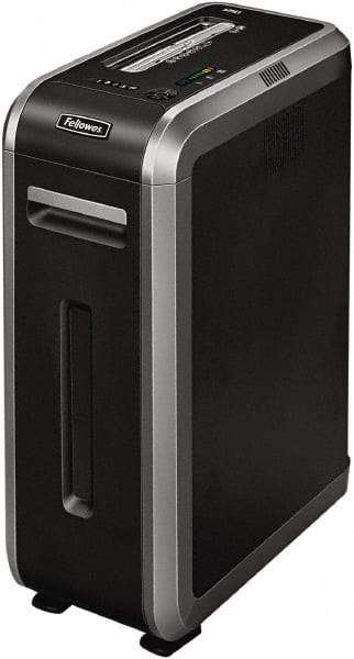 FELLOWES - 5/32 x 1-1/2" Strip, Manual 18 Sheet Cross Cut Paper Shredder - 21-1/8" Long x 11-1/4" Wide x 28" High, Level 4 Security, 14 Gal Wastebasket - Best Tool & Supply