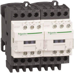 Schneider Electric - 4 Pole, 110 Coil VAC at 50/60 Hz, 40 Amp at 440 VAC, Reversible IEC Contactor - Bureau Veritas, CCC, CSA, CSA C22.2 No. 14, DNV, EN/IEC 60947-4-1, EN/IEC 60947-5-1, GL, GOST, LROS, RINA, RoHS Compliant, UL 508, UL Listed - Best Tool & Supply