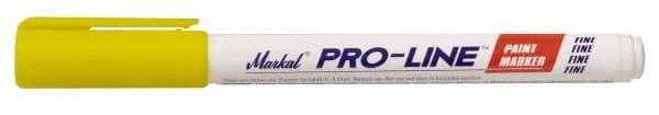 Markal - Yellow Liquid Enamel-Based Paint Marker - Fine Tip, Alcohol Base Ink - Best Tool & Supply