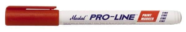 Markal - Red Liquid Enamel-Based Paint Marker - Fine Tip, Alcohol Base Ink - Best Tool & Supply