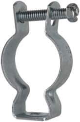 Cooper B-Line - Steel Rigid/EMT Conduit Hanger with Bolt - 1" EMT, 1" Rigid, 1/4" Rod, Zinc Plated Finish - Best Tool & Supply