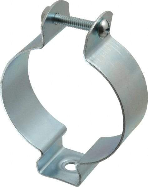 Cooper B-Line - Steel Rigid/EMT Conduit Hanger with Bolt - 2-1/2" EMT, 2-1/2" Rigid, 5/16" Rod, Zinc Plated Finish - Best Tool & Supply