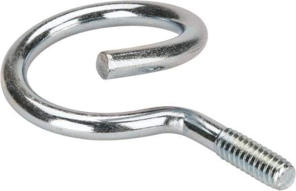 Cooper B-Line - 1-1/4" Pipe, Steel Threaded Bridle Rings - Silver, Zinc Plated, 50 Lb Capacity - Best Tool & Supply