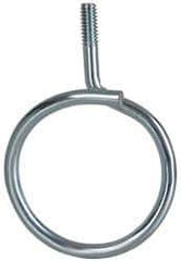 Cooper B-Line - 2" Pipe, Steel Threaded Bridle Rings - Silver, Zinc Plated, 50 Lb Capacity - Best Tool & Supply