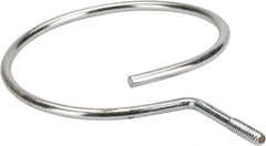 Cooper B-Line - 4" Pipe, 1/4-20" Rod, Steel Threaded Bridle Rings - Silver, Zinc Plated, 50 Lb Capacity - Best Tool & Supply