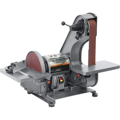 Jet - 42 Inch Long x 2 Inch Wide Belt, 8 Inch Diameter, Horizontal and Vertical Combination Sanding Machine - 3,100 Ft./min Belt Speed, 3/4 HP, Single Phase - Best Tool & Supply