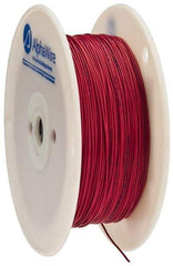 Alpha Wire - 24 AWG, 1 Strand, 305 m OAL, Tinned Copper Hook Up Wire - Red PVC Jacket, 0.052" Diam - Best Tool & Supply