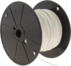 Alpha Wire - 22 AWG, 7 Strand, 305 m OAL, Tinned Copper Hook Up Wire - White PVC Jacket, 0.062" Diam - Best Tool & Supply