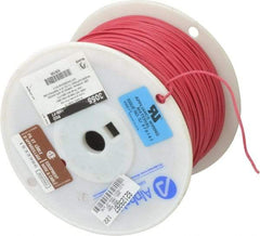 Alpha Wire - 18 AWG, 16 Strand, 305 m OAL, Tinned Copper Hook Up Wire - Red PVC Jacket, 0.079" Diam - Best Tool & Supply