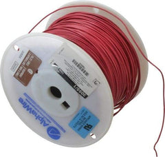 Alpha Wire - 18 AWG, 1 Strand, 305 m OAL, Tinned Copper Hook Up Wire - Red PVC Jacket, 0.072" Diam - Best Tool & Supply