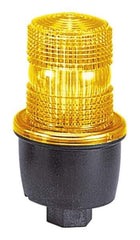 Federal Signal Corp - 12 to 48 VDC, 4X NEMA Rated, Strobe Tube, Green, Low Profile Mini Strobe Light - 65 to 95 Flashes per min, 1/2 Inch Pipe, 3-1/8 Inch Diameter, 5.7 Inch High, IP66 Ingress Rating, Pipe Mount - Best Tool & Supply