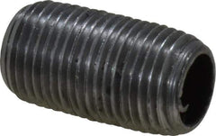 Value Collection - Schedule 40, 1/8" Diam x 3/4" Long Steel Black Pipe Nipple - Threaded - Best Tool & Supply