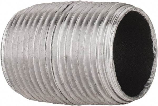 B&K Mueller - Schedule 40, 3/4" Diam x 1-3/8" Long Steel Black Pipe Nipple - Threaded - Best Tool & Supply