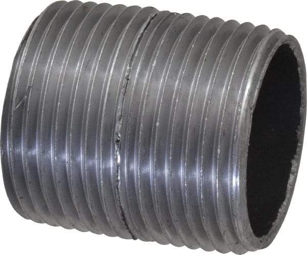 Value Collection - Schedule 40, 1" Diam x 1-1/2" Long Steel Black Pipe Nipple - Threaded - Best Tool & Supply