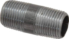 Value Collection - Schedule 40, 3/8" Diam x 1-1/2" Long Steel Black Pipe Nipple - Threaded - Best Tool & Supply