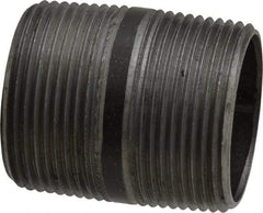 Value Collection - Schedule 40, 1-1/4" Diam x 2" Long Steel Black Pipe Nipple - Threaded - Best Tool & Supply