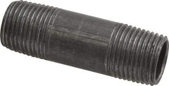 Value Collection - Schedule 40, 1/2" Diam x 2-1/2" Long Steel Black Pipe Nipple - Threaded - Best Tool & Supply