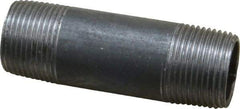 Value Collection - Schedule 40, 3/4" Diam x 3" Long Steel Black Pipe Nipple - Threaded - Best Tool & Supply