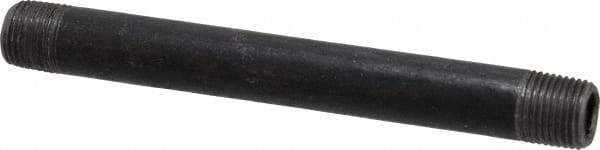 B&K Mueller - Schedule 40, 1/8" Diam x 3-1/2" Long Steel Black Pipe Nipple - Threaded - Best Tool & Supply