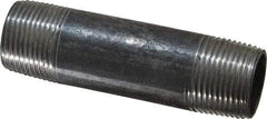 Value Collection - Schedule 40, 3/4" Diam x 3-1/2" Long Steel Black Pipe Nipple - Threaded - Best Tool & Supply