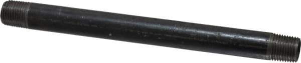 Value Collection - Schedule 40, 1/8" Diam x 4-1/2" Long Steel Black Pipe Nipple - Threaded - Best Tool & Supply