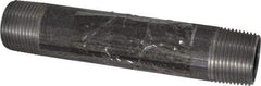 Value Collection - Schedule 40, 3/4" Diam x 5" Long Steel Black Pipe Nipple - Threaded - Best Tool & Supply