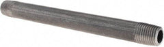 Value Collection - Schedule 40, 1/4" Diam x 5-1/2" Long Steel Black Pipe Nipple - Threaded - Best Tool & Supply